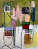 Abstract Painting | Paintings by Rebekah Andrade. Item made of paper works with minimalism & contemporary style
