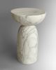 Pawn 2 Marble Side Table | Tables by ETAMORPH. Item made of marble works with contemporary & coastal style