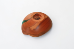 Cherrywood Bowl with Deep‑Blue Resin – Hand‑Crafted | Decorative Objects by Holzkunst Samuel Meisinger. Item made of wood works with art deco & modern style