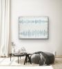 Imagine- Sound waves - sold | Oil And Acrylic Painting in Paintings by L Rowland Contemporary Art. Item made of wood with synthetic