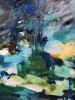 Between Night and Day | Oil And Acrylic Painting in Paintings by Marie Manon Art | Private Residence in Calgary. Item composed of canvas & synthetic
