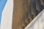 Peeling back the Layers (aluminium sun shades/ fins) | Public Art by Forlano Design | Bob Hawke College in Subiaco