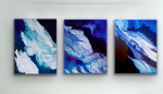 Tidal Wave One | Oil And Acrylic Painting in Paintings by Gabrielle Shannon | Space Gallery in Denver. Item composed of synthetic