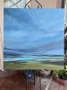 Coastal Fog | Oil And Acrylic Painting in Paintings by Filomena Booth Fine Art. Item composed of canvas in contemporary or coastal style
