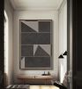 "VectorPoint No. 1" I Geometric Framed Giclée Print | Prints in Paintings by ART + ALCHEMY By Nicolette Atelier. Item made of wood with canvas works with minimalism & japandi style