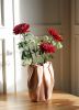Sculpted Leather Vase | Vases & Vessels by Ian James. Item made of leather works with mid century modern & contemporary style