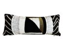 All the Angles Mudcloth Lumbar pillow | Pillows by Liberty Worth. Item made of fabric works with contemporary & eclectic & maximalism style