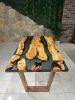 Black Olive Resin Table - Epoxy Dining Table | Tables by TigerWoodAtelier. Item composed of walnut in boho or minimalism style