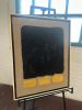 Luxury Gold and Carbon Painting on Spanish Linen Minimalist | Oil And Acrylic Painting in Paintings by RGB Fine Art. Item made of canvas works with minimalism & contemporary style