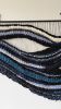 Large Scale Woven Tapestry "Abyss" | Wall Hangings by Tissage Sauvage. Item composed of wood and cotton in contemporary or eclectic & maximalism style