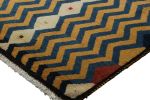 Vintage Persian Gabbeh Rug with Polychromatic Geometric | Area Rug in Rugs by Rug and Kilim