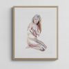 Grounded No. 5 : Original Watercolor Painting | Paintings by Elizabeth Becker. Item made of paper compatible with minimalism and contemporary style