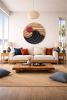 Sunset Waves | Sculptures by Craig Forget. Item composed of wood in mid century modern or japandi style