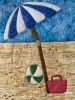 Fun In the Sun | Oil And Acrylic Painting in Paintings by Quilted Artistry by Renee. Item composed of fiber
