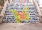 Ill Camino della Farfalla | Street Murals by Marisabel Bazan. Item made of synthetic