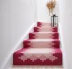 Handwoven Woolen Runner Rug | Rugs by Evergreen Carpets. Item composed of wool in boho or minimalism style