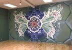 Sacred Butterfly Mural | Murals by Urbanheart | Evolved Movement Arts in Calgary. Item made of synthetic