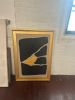 Gold and Carbon Painting on Spanish Linen Minimalist Paintin | Oil And Acrylic Painting in Paintings by RGB Fine Art. Item composed of canvas in minimalism or contemporary style