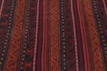 Vintage Persian Kilim in Red and Blue with Geometric Stripes | Area Rug in Rugs by Rug and Kilim