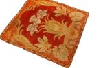 Antique Floral Red and Beige Silk Rug 13282 | Area Rug in Rugs by Rug and Kilim