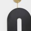 Turn Wall Hanging in Black Patina | Wall Sculpture in Wall Hangings by Circle & Line. Item made of brass