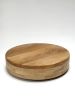 Hidden wheel plant stand- Oak wood m | Plants & Landscape by Kat | Home Studio. Item composed of oak wood compatible with contemporary and industrial style