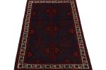 Rug & Kilim’s Baluch Tribal Rug with Colorful Geometric | Area Rug in Rugs by Rug and Kilim