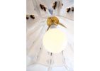 Sirius Chandelier | Chandeliers by Bianco Light + Space | The Future Perfect in New York. Item made of brass & leather compatible with modern style