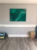 Emerald Delight | Oil And Acrylic Painting in Paintings by Skevi - Your Abstract Artist | The Wellness Hub by Emma James in Berkhamsted. Item composed of canvas