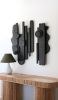 Brutalist Architectural Wall Sculpture | Wall Hangings by Blank Space Studios. Item composed of oak wood