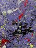 Purple Energy | Oil And Acrylic Painting in Paintings by Anastasiia Krykun. Item made of canvas works with contemporary style