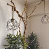 Rustic Rope Lighting Hemp Rope LED Pendant Light, Set of 2 | Chandeliers by Magdyss Boutique. Item made of fiber compatible with boho and minimalism style