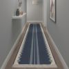 Handwoven Woolen Runner Rug | Rugs by Evergreen Carpets. Item composed of wool in boho or minimalism style