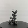 Small Stainless Steel Bear 'Sandy' | Sculptures by IRENA TONE. Item composed of steel in minimalism or art deco style