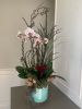 Intricate orchid arrangement | Floral Arrangements by Fleurina Designs | Smiles By Design Dentistry - Dr. Maye Lazaar in Los Gatos