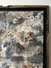 ocean textures (SOLD) | Mixed Media in Paintings by visceral home. Item composed of wood and concrete in boho or mid century modern style