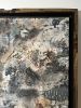 "ocean textures" (sold) | Mixed Media in Paintings by VISCERAL HOME STUDIO. Item composed of wood and concrete in boho or mid century modern style