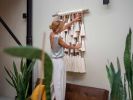 Ode to green | Macrame Wall Hanging in Wall Hangings by Dual Experimental Studio. Item made of bamboo & cotton compatible with country & farmhouse and coastal style