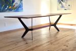 Rosario Dining Table | Tables by Tilt Shift Design. Item composed of wood and steel in mid century modern or contemporary style