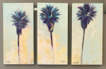 Palm Trees painting | Oil And Acrylic Painting in Paintings by Kathleen Keifer | Barsha Wines And Spirits in Manhattan Beach. Item composed of canvas and synthetic