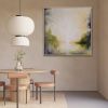 The day I met you - Soft abstract landscape painting | Oil And Acrylic Painting in Paintings by Jennifer Baker Fine Art. Item composed of canvas in contemporary style