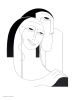 The Quiet Disruption — Minimalist Abstract Drawing | Drawings by Hildegarde Handsaeme. Item made of paper works with minimalism & contemporary style