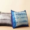 Ara Indigo Silk Pillow | Pillows by Studio Variously. Item composed of cotton