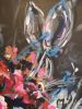 Urban Pansies | Oil And Acrylic Painting in Paintings by Judy Century Art. Item made of synthetic