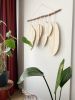 Macrame Feathers with 7 feathers | Macrame Wall Hanging in Wall Hangings by macramestories. Item composed of wood & cotton compatible with boho style