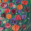 Flower Lover Original Acrylic Painting | Oil And Acrylic Painting in Paintings by DaggArt