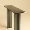 Smoked Glass Console Table - NAZ by Lebanto | Tables by Lebanto. Item made of marble works with minimalism & contemporary style