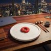 1/1 Imperial Cinnabar Ink Micro Sculpture II: Lucky Dragon | Sculptures by Dynasty Artisan. Item works with minimalism & japandi style