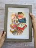 Old textures, mix media abstract | Mixed Media by Glimpsecraft. Item compatible with contemporary and art deco style