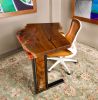 Freya's Fyre | Desk in Tables by Cline Originals. Item composed of walnut and steel in eclectic & maximalism or coastal style